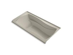Kohler Mariposa 72'' x 36'' alcove bath with integral flange and right-hand drain - Biscuit - image 4