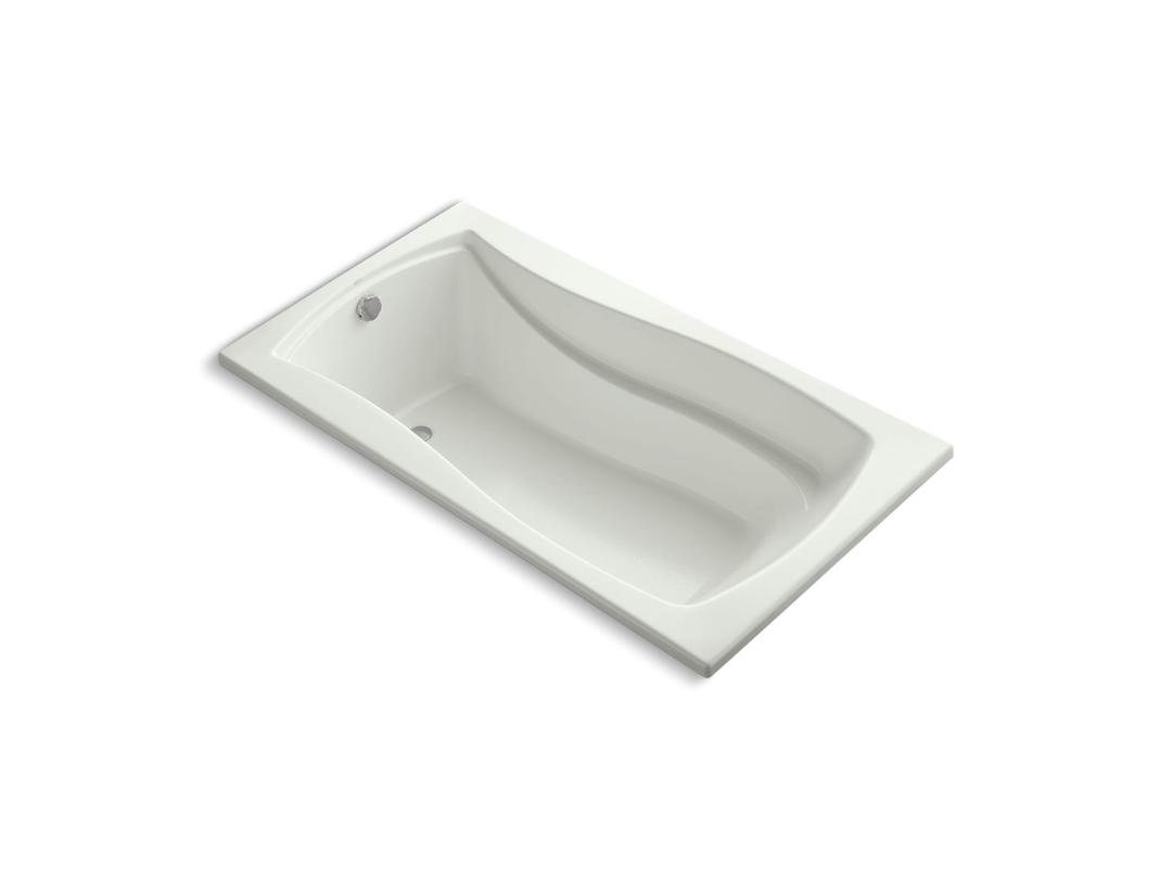 Kohler Mariposa 66'' x 35-7/8'' drop-in bath with end drain - Dune by Kohler