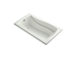 Kohler Mariposa 66'' x 35-7/8'' drop-in bath with end drain - Dune - image 1