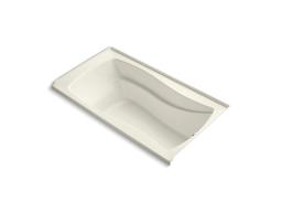 Kohler Mariposa 66'' x 35-7/8'' alcove bath with integral flange and right-hand drain - Biscuit - image 1