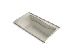 Kohler Mariposa 66'' x 35-7/8'' alcove bath with integral flange and right-hand drain - Biscuit - image 4