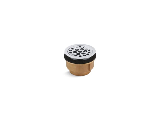 Kohler Service sink strainer tapped for 2'' NPT - Polished Chrome