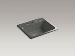 Kohler MayfieldE 25'' Top-Mount Single-Bowl Kitchen Sink - Black - image 4