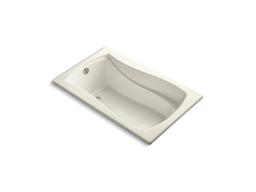 Kohler Mariposa 60'' x 36'' drop-in bath with end drain - Dune - image 4
