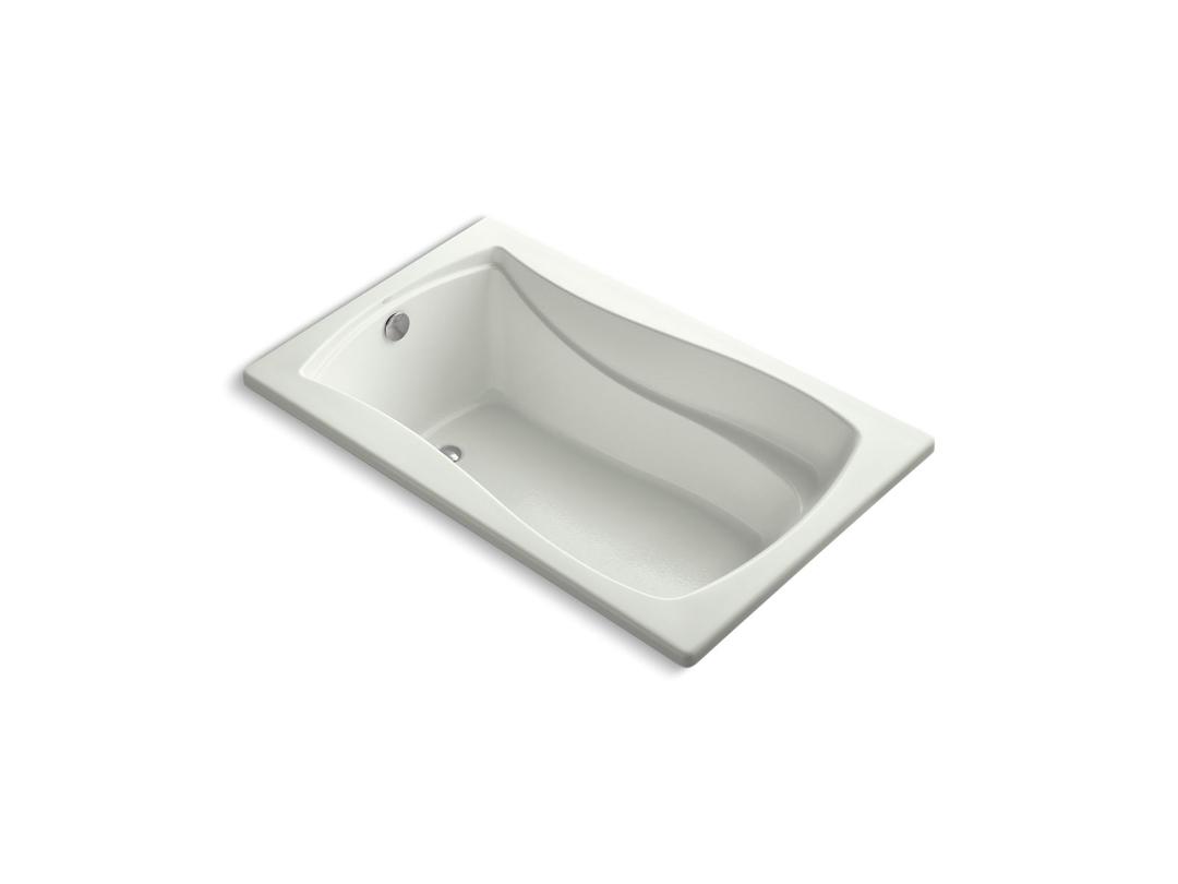 Kohler Mariposa 60'' x 36'' drop-in bath with end drain - Dune by Kohler
