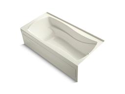 Kohler Mariposa 72'' x 36'' alcove bath with integral apron, integral flange and right-hand drain - Dune - image 4