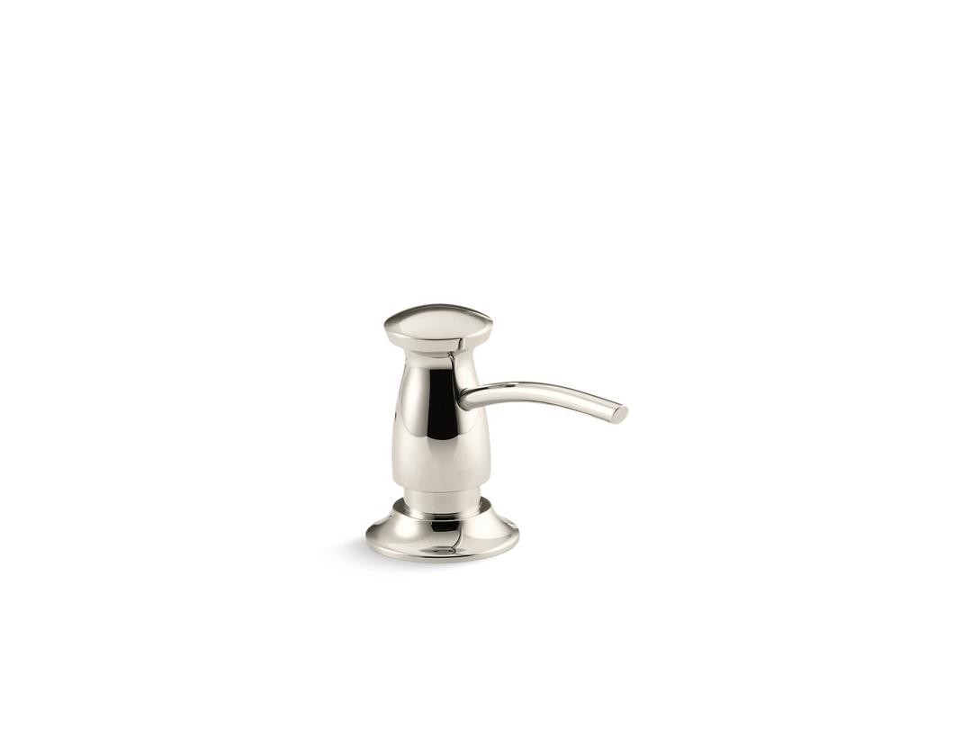 Kohler Transitional design soap/lotion dispenser - Vibrant Polished Nickel by Kohler