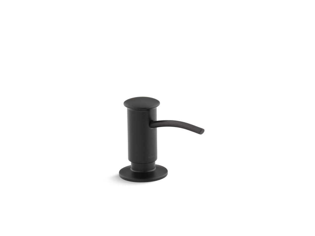Kohler Contemporary design soap/lotion dispenser - Matte Black by Kohler