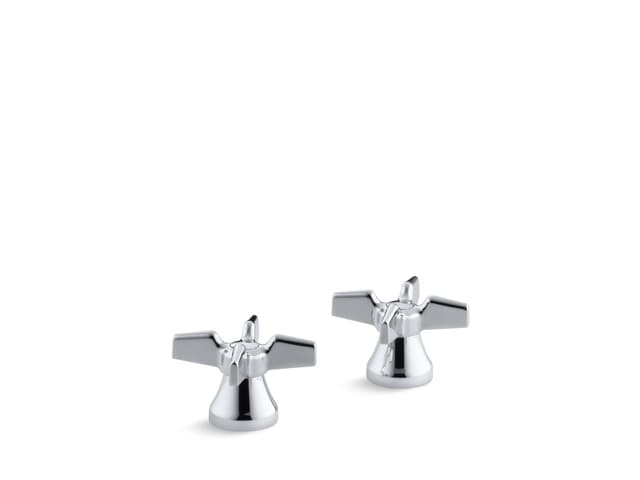 Kohler Triton Cross handles for centerset base faucet - Polished Chrome