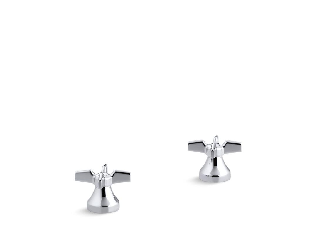Kohler Triton Cross handles for widespread base faucet - Polished Chrome by Kohler