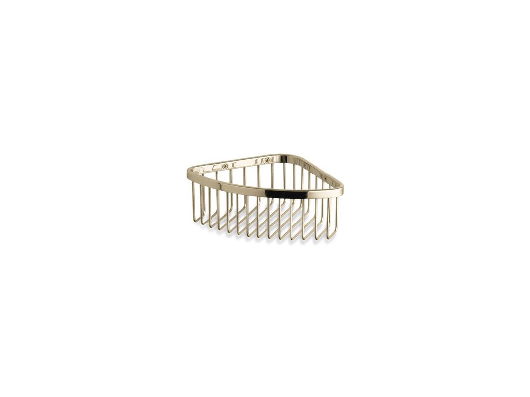 Kohler Medium shower basket - Vibrant French Gold by Kohler