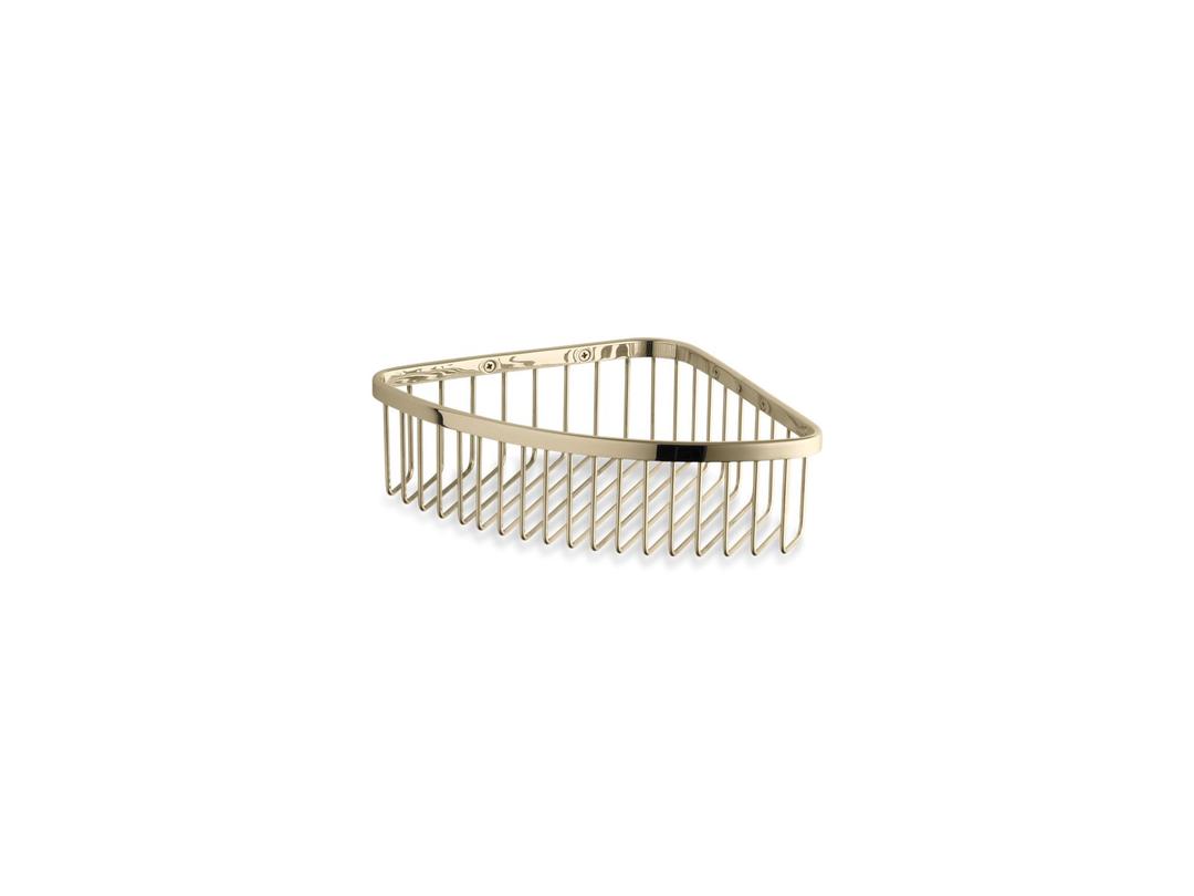 Kohler Large shower basket - Vibrant French Gold by Kohler
