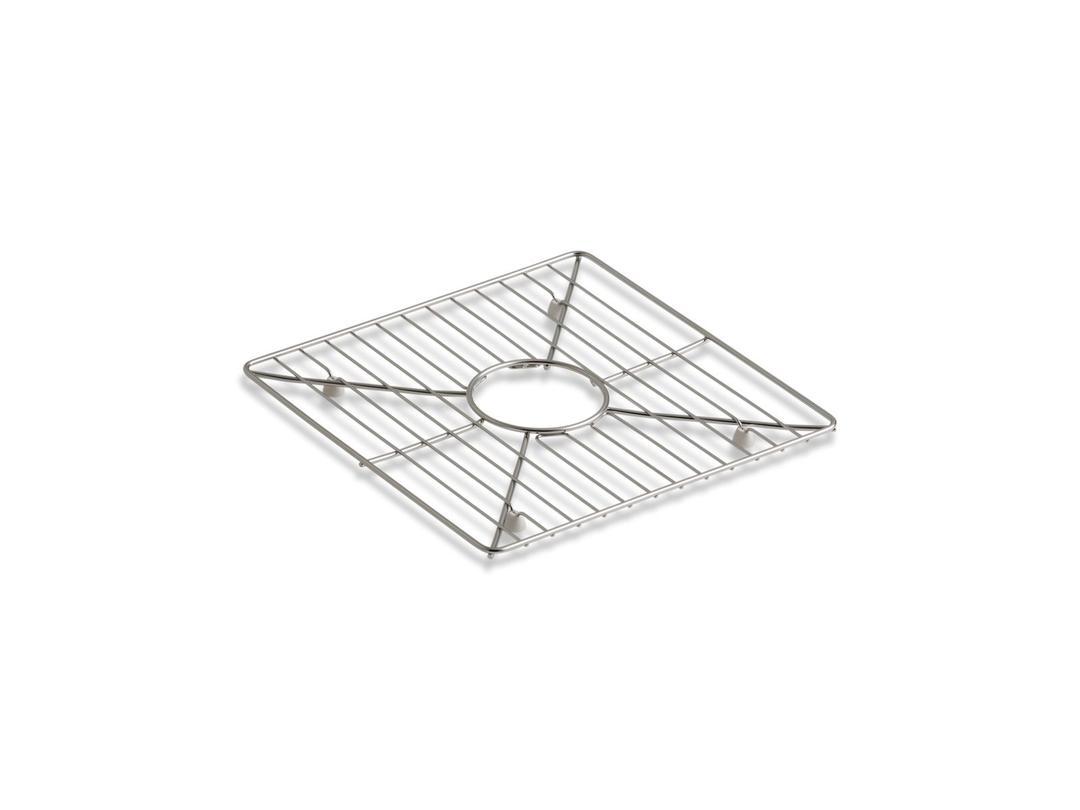 Kohler Poise Stainless steel sink rack, 13-3/16'' x 13-3/16'', for kitchen and bar sinks by Kohler