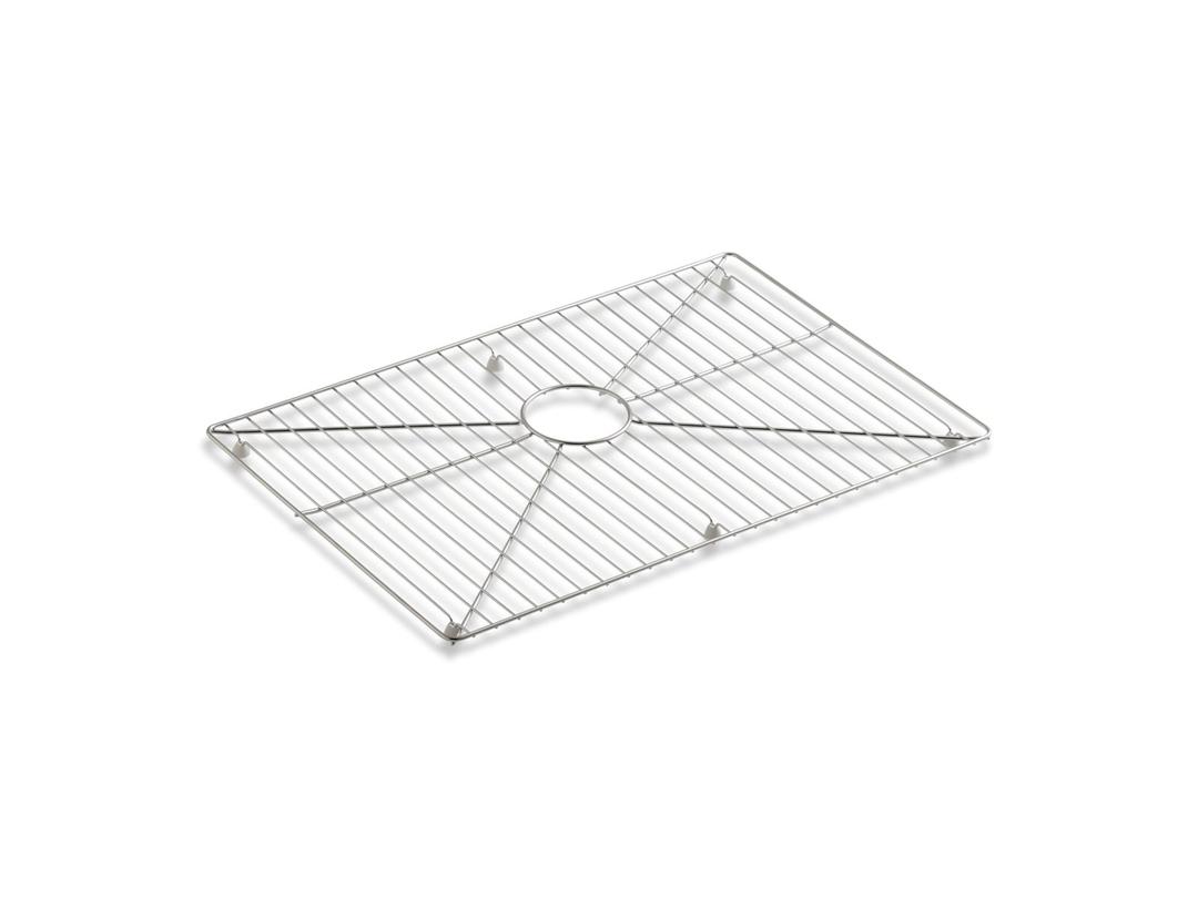 Kohler VaultE Strive Stainless steel sink rack, 26'' x 16-11/16'' for 30'' single-bowl apron-front sink by Kohler