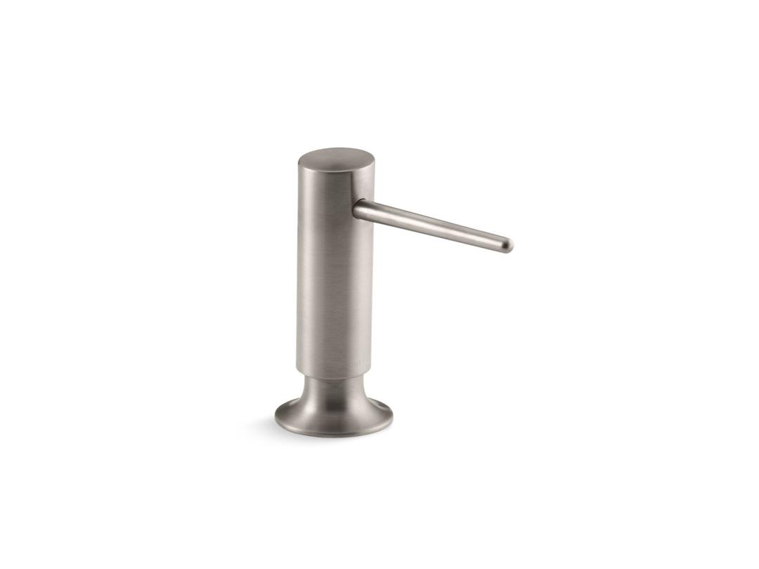 Kohler Contemporary design soap/lotion dispenser - Vibrant Stainless by Kohler