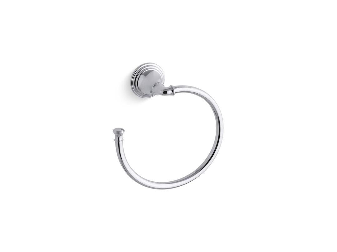 Kohler Devonshire Towel ring - Polished Chrome by Kohler