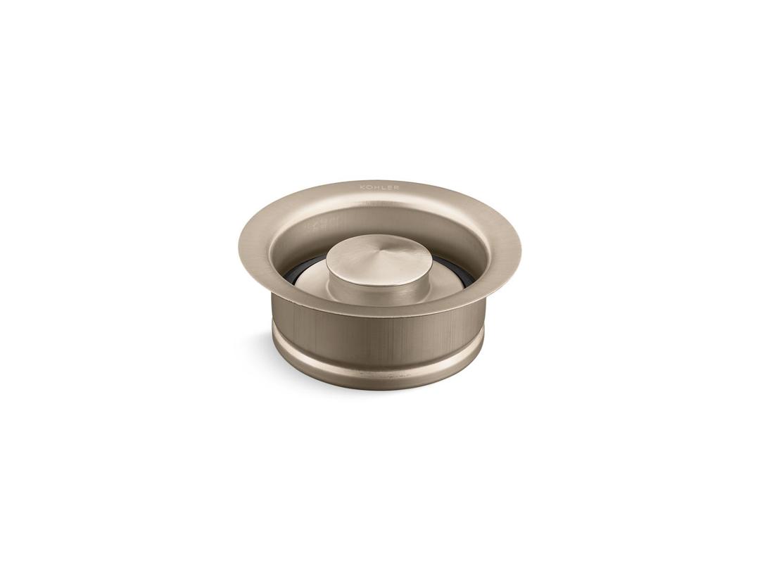 Kohler Disposal flange with stopper - Vibrant Brushed Bronze by Kohler