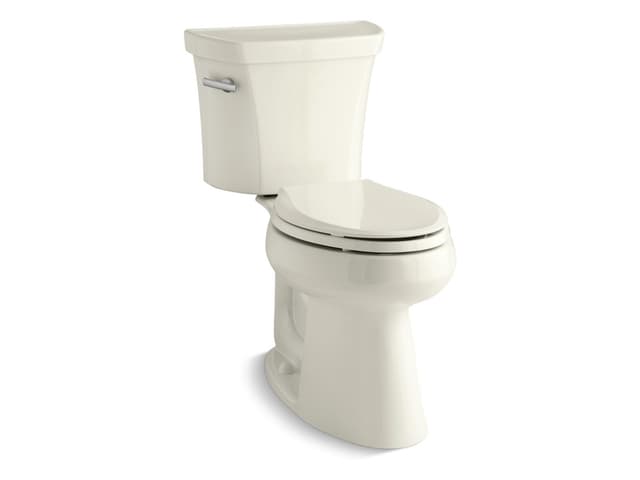 Kohler Highline Two-piece elongated toilet, 1.28 gpf - Biscuit