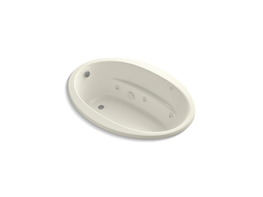 Kohler Sunward 60'' x 42'' drop in whirlpool - Biscuit by Kohler
