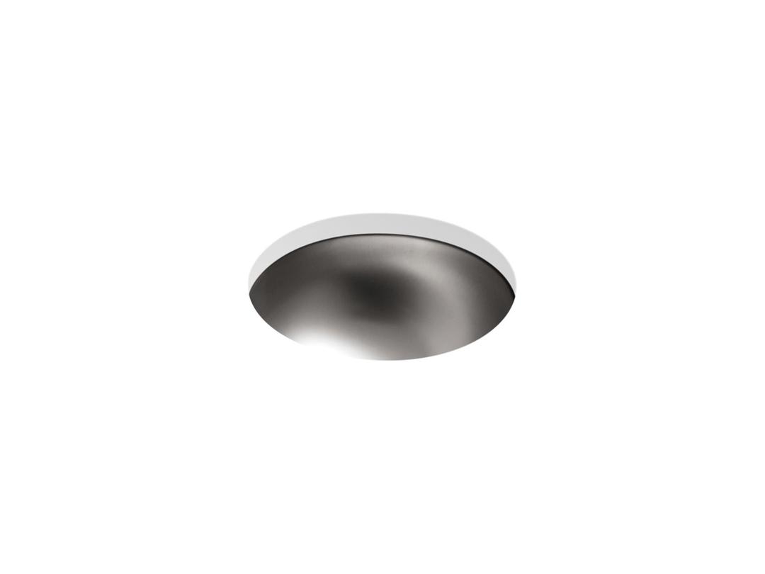 Bolero 13-3/4'' round drop-in/undermount bathroom sink, no overflow - Not Applicable by Kohler