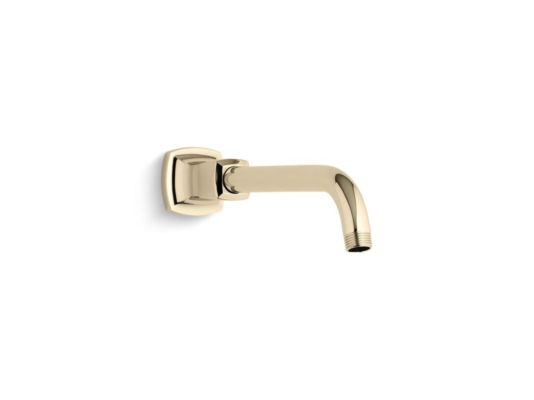 Kohler Margaux shower arm and flange - Vibrant French Gold by Kohler