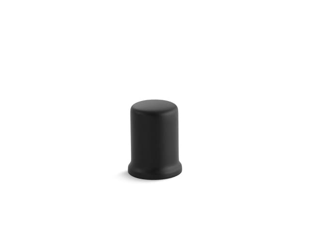 Kohler Air gap cover with collar - Matte Black
