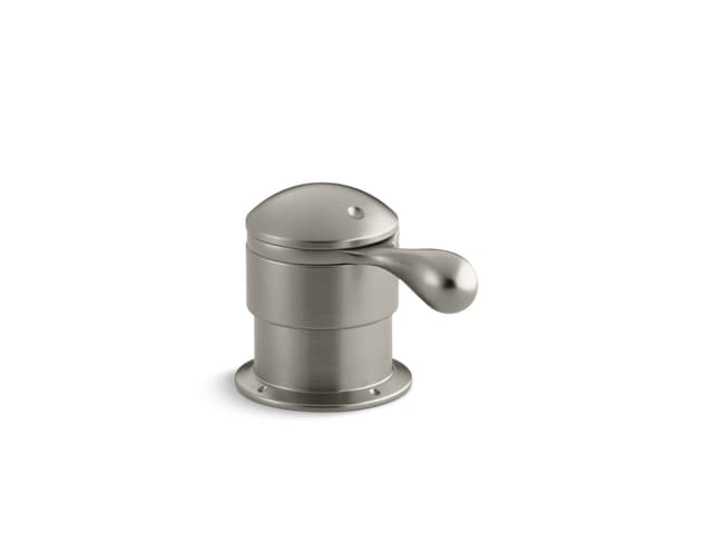 Kohler Deck-mount trim for transfer valve/vacuum breaker with lever handle, valve not included - Vibrant Brushed Nickel
