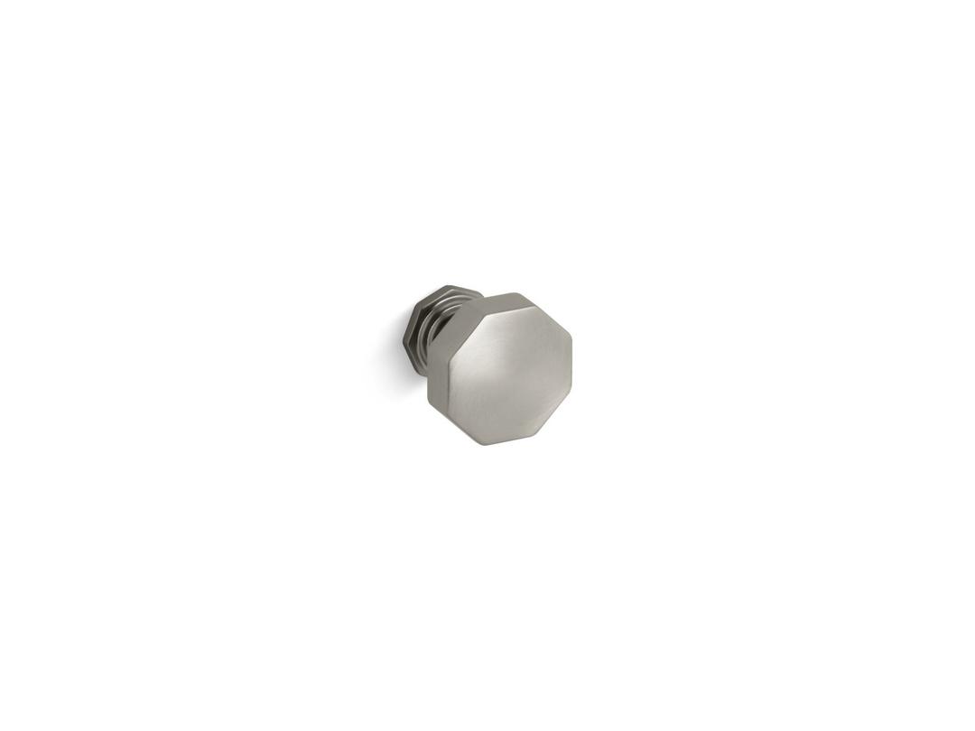 Kohler Pinstripe Cabinet knob - Vibrant Brushed Nickel by Kohler