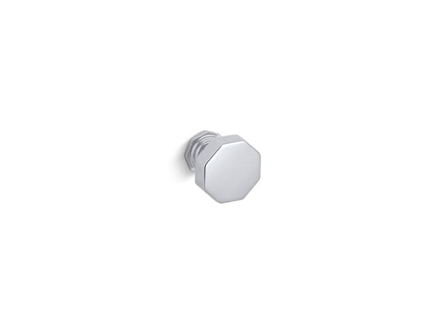 Kohler Pinstripe Cabinet knob - Polished Chrome