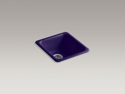 Kohler Iron/Tones 17'' Top-/Undermount Single-Bowl Bar Sink - Teal - image 4