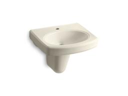 Kohler Pinoir 22'' oval wall-mount bathroom sink - White - image 3