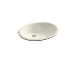 Kohler Caxton 21-1/4'' oval undermount bathroom sink - Biscuit - image 1