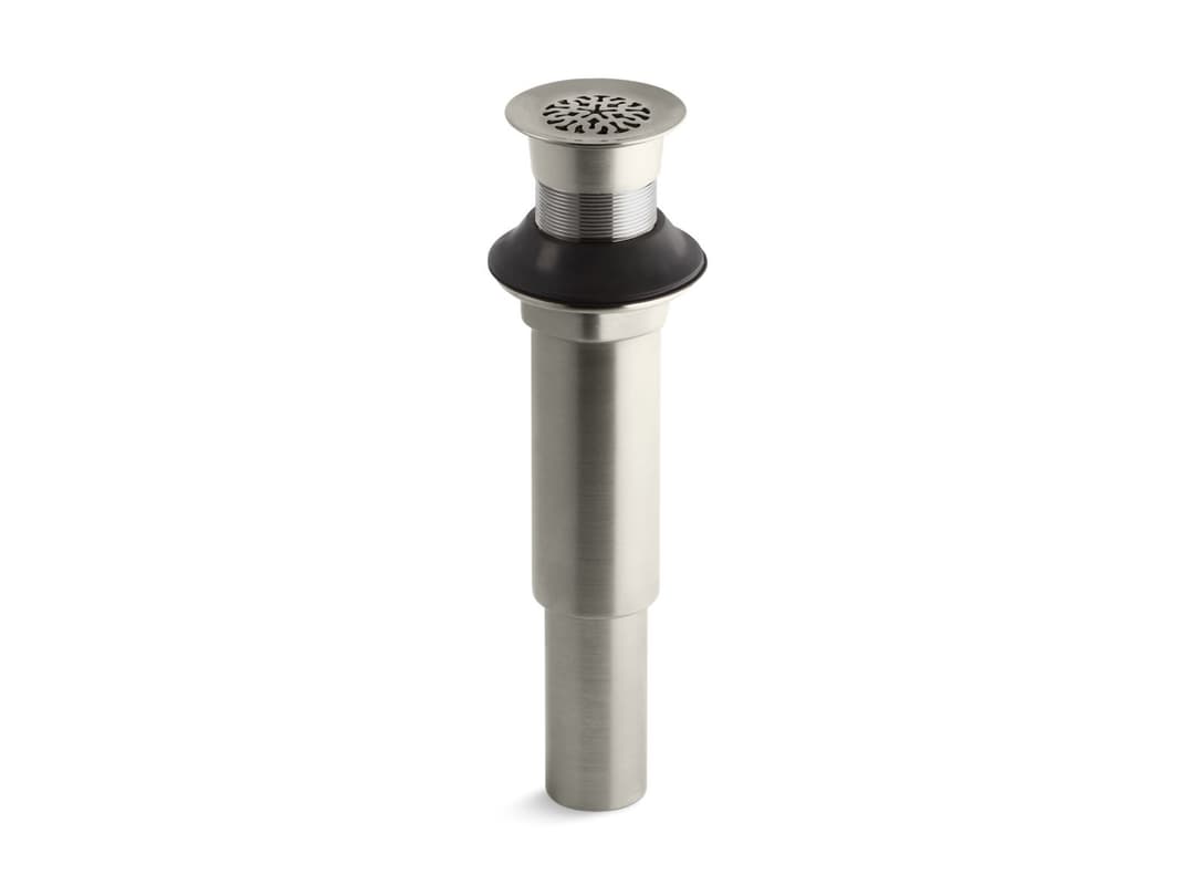 Kohler Decorative grid drain without overflow - Vibrant Brushed Nickel by Kohler