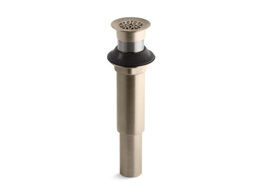 Kohler Decorative grid drain without overflow - Vibrant Brushed Bronze by Kohler