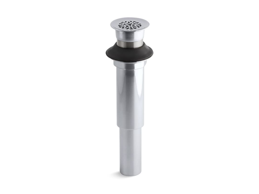 Kohler Decorative grid drain without overflow - Polished Chrome by Kohler