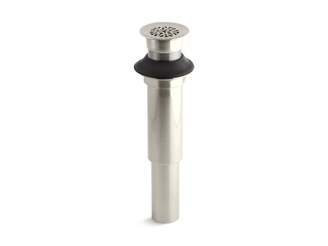Kohler Decorative grid drain without overflow - Vibrant Polished Nickel by Kohler