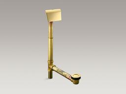 Tea-for-Two 1-1/2'' contoured pop-up drain and overflow for above- or through-the-floor installation - image 7