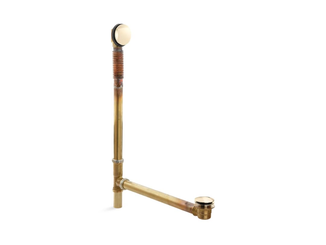 Kohler | Clearflo | Bathtub Drain - Vibrant French Gold by Kohler
