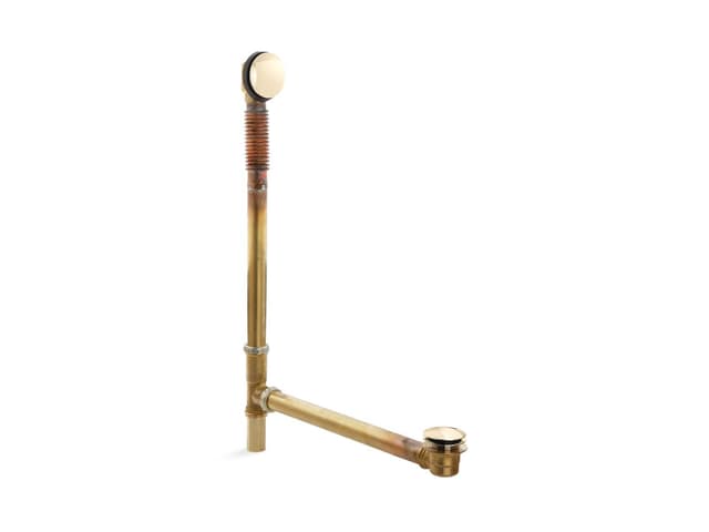 Kohler | Clearflo | Bathtub Drain - Vibrant French Gold