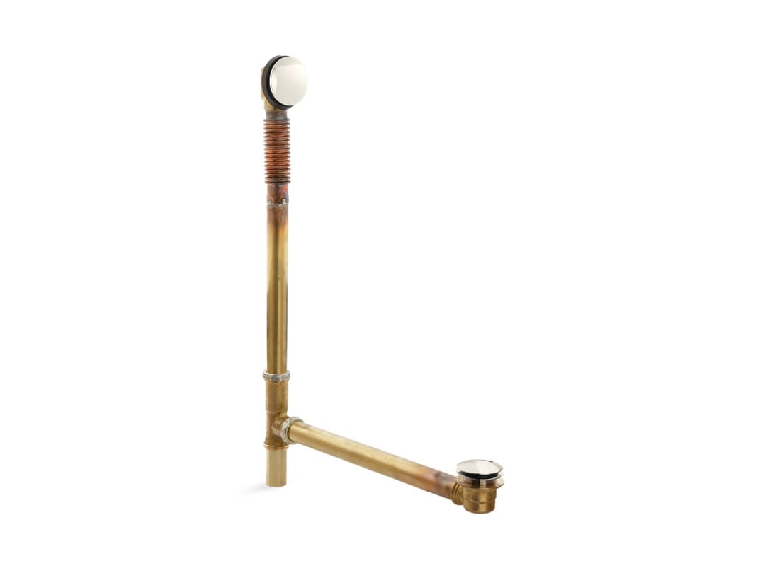 Kohler | Clearflo | Bathtub Drain - Vibrant Polished Nickel by Kohler