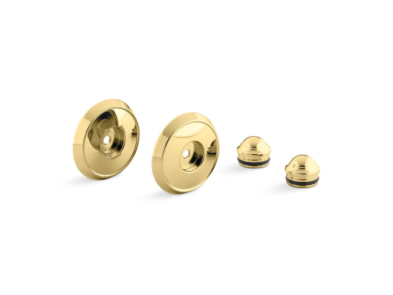 Kohler Forte Bancroft Slidebar trim kit - Vibrant Polished Brass by Kohler