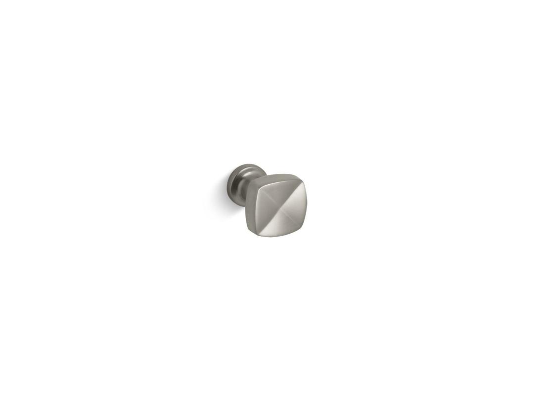 Kohler Margaux Knob cabinet hardware - Vibrant Brushed Nickel by Kohler