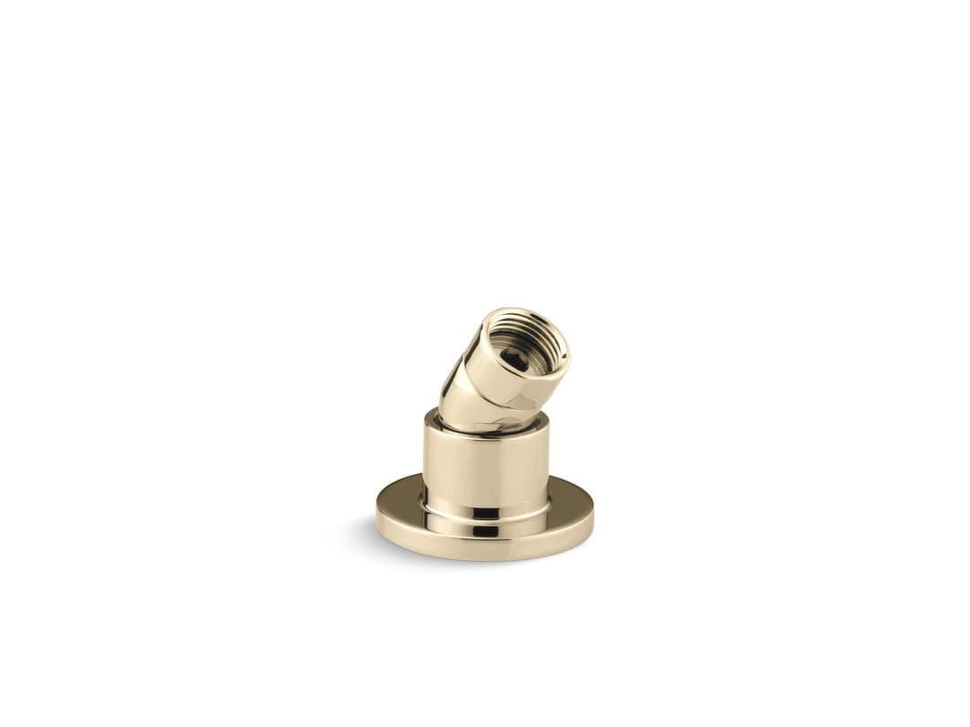 Kohler Stillness Deck-mount handshower holder with hoses - Vibrant French Gold by Kohler