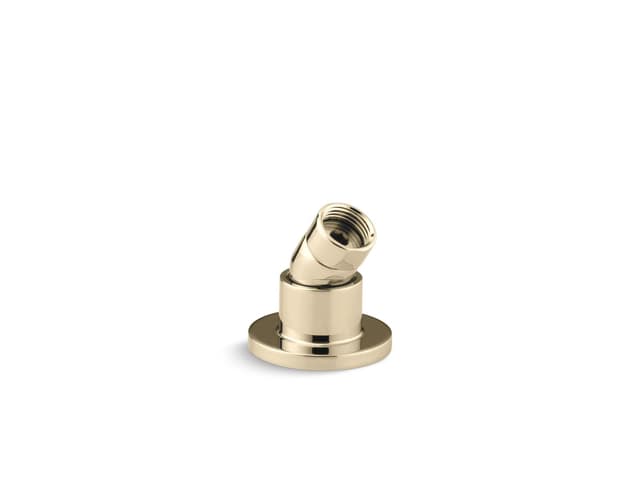 Kohler Stillness Deck-mount handshower holder with hoses - Vibrant French Gold
