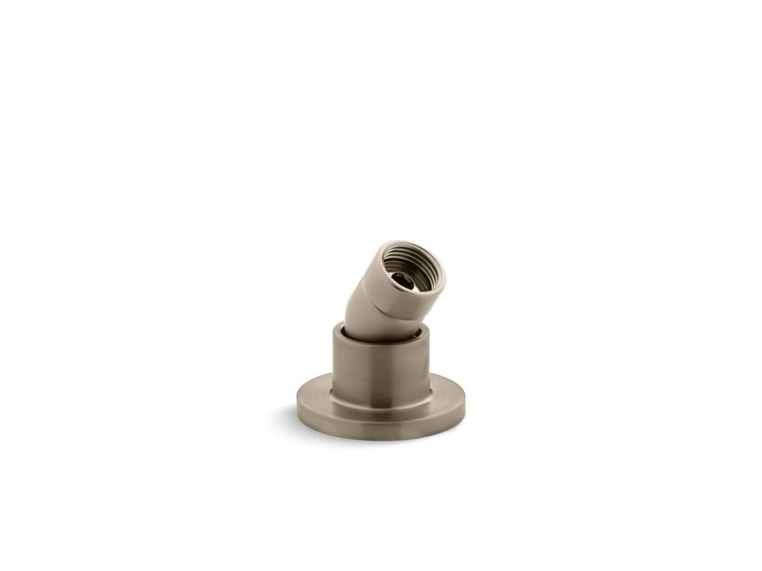 Kohler Stillness Deck-mount handshower holder with hoses - Vibrant Brushed Bronze by Kohler