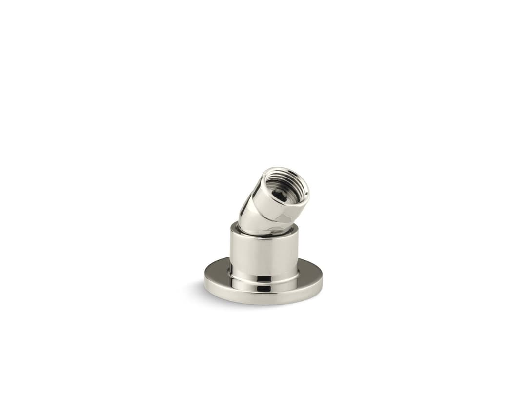 Kohler Stillness Deck-mount handshower holder with hoses - Vibrant Polished Nickel by Kohler