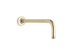 Kohler Wall-mount rainhead arm and flange - Vibrant French Gold - image 1