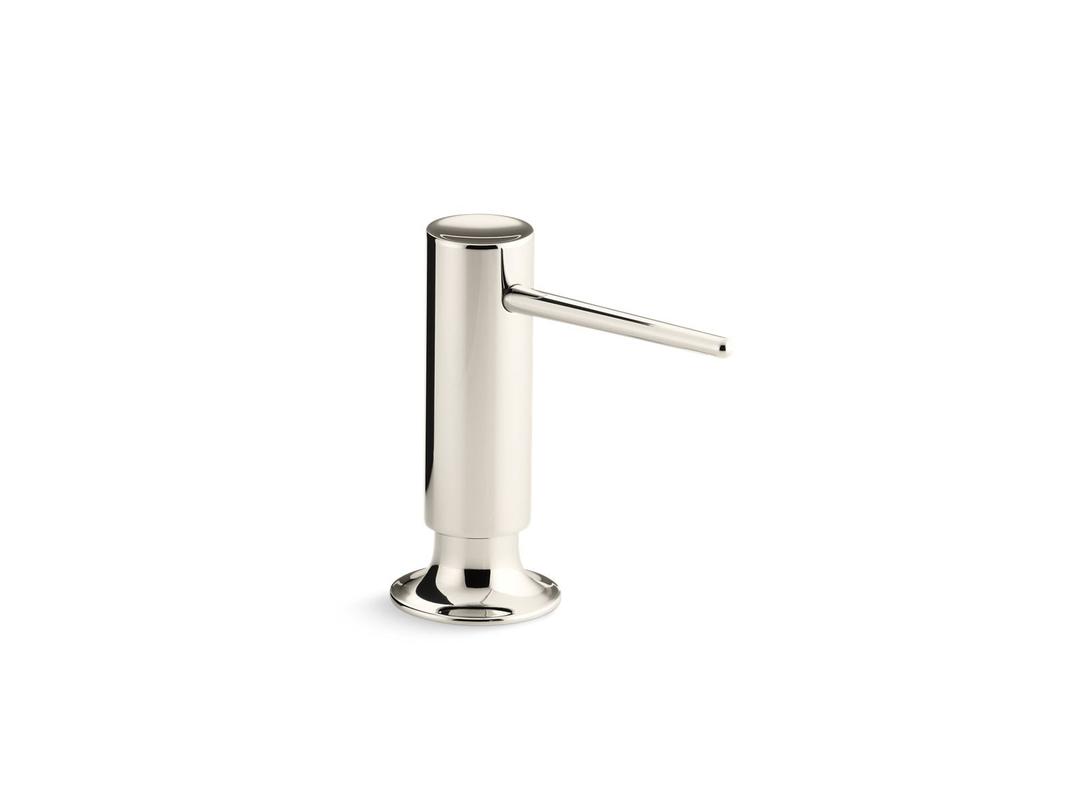 Kohler Contemporary design soap/lotion dispenser - Vibrant Polished Nickel by Kohler
