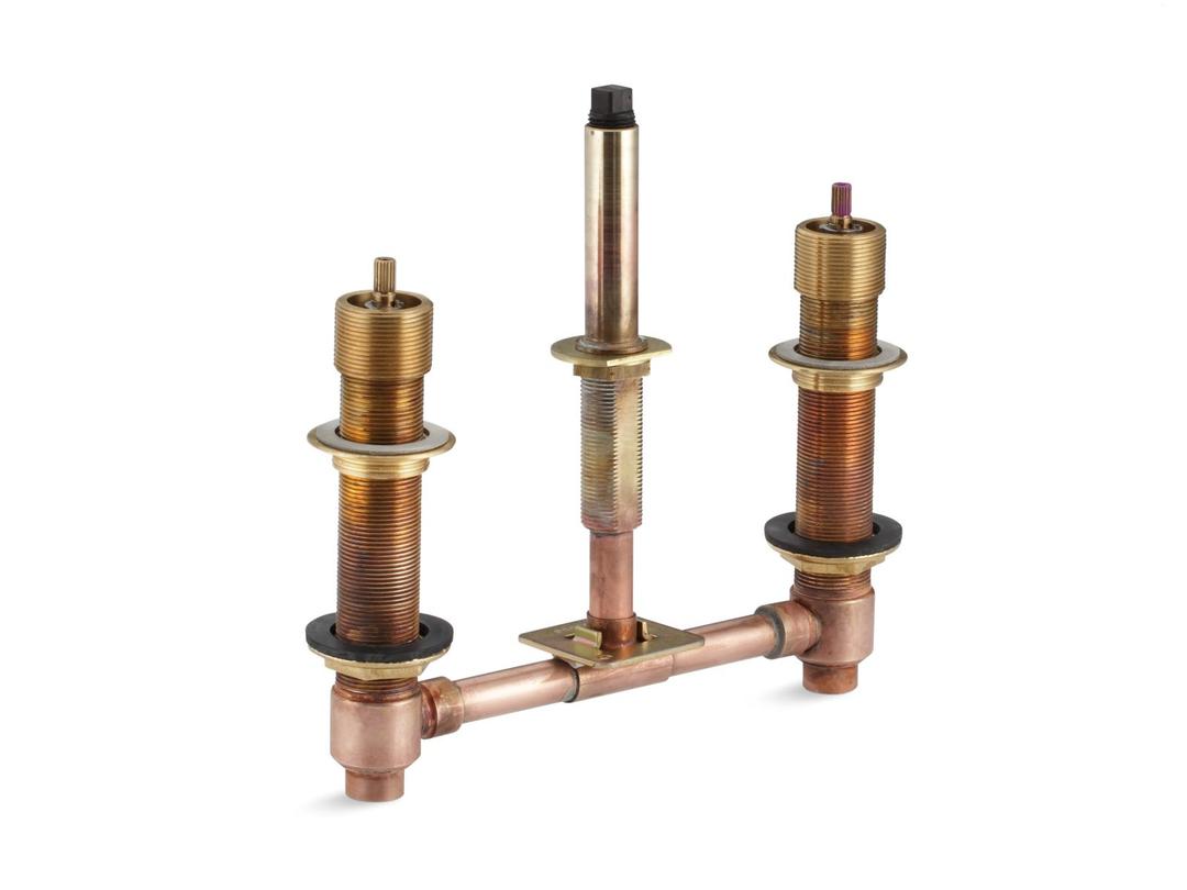 1/2'' ceramic high-flow valve with rigid connections by Kohler