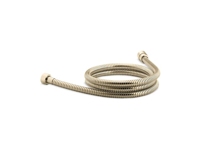 Kohler MasterShower 60'' metal shower hose - Vibrant French Gold